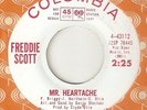FREDDIE SCOTT Mr Heartache COLUMBIA PROMO  NORTHERN SOUL 45
