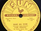 Carl Perkins- Glad All Over/ Lend Me Your Comb- Sun 287- 10