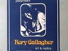 Original concert poster for Rory Gallagher in Kortrijk, Belgium. 1973