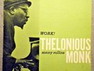 THELONIUS MONK Work  1959 Prestige jazz lp bop Sonny Rollins