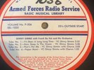 AFRS Transcription 16’ Vinyl Lp Spike Jones City Slickers Ginny Simms
