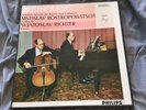 BEETHOVEN SONATAS ROSTROPOVICH Cello RICHTER Piano PHILIPS 835 182/83 AY STEREO