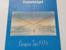 Tour Programme Dire Straits - Communique European Tour 1979
