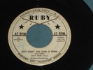 RARE  45 Rockabilly Ruby #320 HOYT WEBB Florist Send These Flowers / Baby Won't
