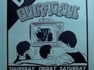 vtg D.O.A. OUTRAGEOUS ROLLING SEX BEATLES 11x17 Punk Flyer poster kbd hardcore