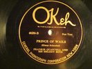 78 : OKEH  40258-FRANKIE QUARTELL /HARRY RESER -PRINCE OF WAILS / DOO WACKA DOO