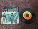 BEATLES: Help  / I’m Down Capitol Records 45 w/ Picture Sleeve #5476