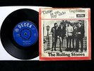 ROLLING STONES Time Is On May Side 45/PS Danish Norway 1965 Decca F-44423 EX+