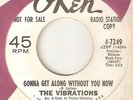 THE VIBRATIONS Gonna Get Along Without You Now OKEH DJ PHILLY  NORTHERN SOUL 45