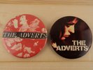 Original Vintage Punk Music Pin Badges The Adverts