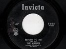 POPCORN/NORTHERN SOUL/DOOWOP-VALUES-INVICTA 1002-RETURN TO ME/THAT'S THE WAY