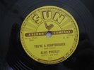 Elvis Presley Sun Schellack 78 rpm Milcow Blues Boogie / You re a Heartbreaker