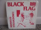 Black Flag  Nervous Breakdown 7”  Rare Punk 45  Sst 001 Red & White Pic Sleeve