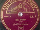 SEXTETO HABANERO  india inglesa HMV  G.V 4 78rpm legendary son afro cuban - rare
