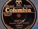 Bateman Sacred Quartet SOME DAY / NOTHING LIKE OLD TIME RELIGION Columbia 15608