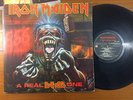 IRON MAIDEN A REAL DEAD ONE LP 1993 BRAZIL GTFLD INNER EXCELLENT___diff live one