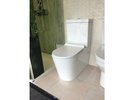 Divine Close Coupled Toilet WC With Soft Close Seat Modern Round Style PROMOTION