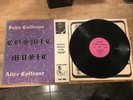 John Coltrane Cosmic Music Alice Coltrane Records OG Private Jazz Vinyl LP EX/EX