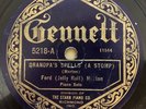 JAZZ 78RPM ; JELLY ROLL MORTON GENNETT Kansas City Stomp