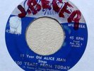 ALICE JEAN: 100 Years From Today 45 Rhythm rare doo wop hear