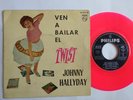 JOHNNY HALLYDAY – EP Spain PS – EX * PINK VINYL * Ven A bailar Twist  - 1961