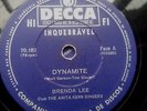 BRENDA LEE - Dynamite 78 RPM BRAZIL on EX- =========It's NOT lp mono promo elvis
