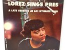 Lorez Alexandria - Lorez Sings Pres LP 1st Press King / Federal 565 Mono DG 1958