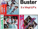 3xLPs “NM Wax” Buster RVP-6177 Buster Live RVP-6250 Buster 2 RVP-6225 Japan
