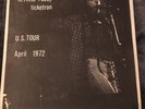 JETHRO TULL Ticketron U.S. Tour April 1972 LP Record