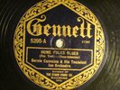 78 : GENNETT 5395-BERNIE CUMMINS - HOME FOLKS BLUES /  IDA  -FIRST RECORD -RARE