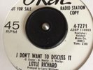 Northern Soul   ***    Little Richard ** I Don ' t Want To Discuss It **
