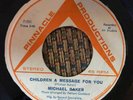 MICHAEL BAKER - Children a Message to You - RARE ISLAND FUNK SOUL SOCA 45