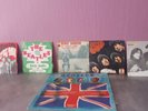 Lots de vinyles the Beatles, George harrison et John lennon