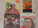 Lot  4 LP Country Rockabilly 50: C.Copas,J.Cash, B.Wills, et J.Horton