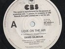 PINK FLOYD  GILMOUR   Rare 1984 Aust Promo Only 7