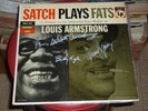 LOUIS ARMSTRONG SATCH PLAYS FATS LP COLUMBIA / USA réf:CL 708 SIGNED