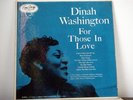 DINAH WASHINGTON  LP For Those In Love 1955 EmArcy mono jazz