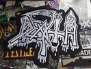 Death Backpatch Patch Shape Old Logo Death Metal Mantas