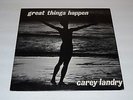 Great Things Happen Carey Landry Private Press Christian LP FAST SHIPPING