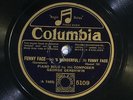 78 RPM -- George Gershwin, FUNNY FACE piano solos, E Broadway - Jazz