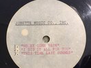 Jimmy Webb Motown 3 Track Demo Acetate Record