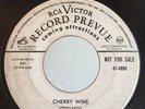 Soul R&B Rocker PROMO 45 Jimmy Lewis Cherry Wine on RCA HEAR