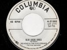 ROCKABILLY-SID KING/FIVE STRINGS-COLUMBIA 21505-BLUE SUEDE SHOES/LET 'ER ROLL