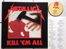 METALLICA - kill 'em all LP Original 1983 MFN Kreator Celtic Frost Bathory Venom