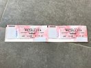 METALLICA CONCERT PARIS 12/05/2019 STADE DE FRANCE 2 TICKETS CATEGORIE 2 COMPLET