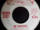 Northern Soul - Freddie Scott- Mr Heartache - Columbia. Demo copy