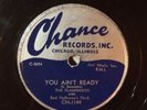 The Flamingos Red Halloway 78 RPM Record Chance Doo Wop Plan For Love