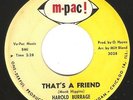 Northern Soul R&B 45 HAROLD BURRAGE 