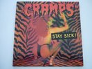 The Cramps - Stay Sick  - USA Blue Vinyl LP EX/EX - with Printed Inner Sleeve