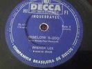 BRENDA LEE - Bigelow  78 RPM BRAZIL DECCA on EX- ======IT's NOT lp mono